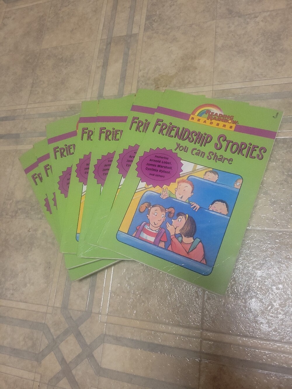 7 Book Group Set Of "Friendship Stories You Can Share" Reading Rainbow Readers